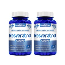 레스베라트롤 1000mg NasaBeahava Resveratrol 1000mg, 180정, 2개
