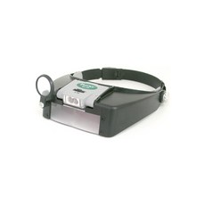 프로킷 휴대용 확대경 조명식 헤드형 산업용 4.8배율 LED라이트 돋보기 측정공구 헤드형, 1개