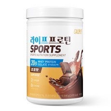 칼로바이 라이프 프로틴 스포츠 초코맛 유청 단백질 파우더, 646g, 1개