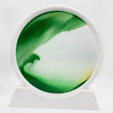 라이크미 샌드아트 모래멍 모래시계 7인치, 화이트커버, 그린