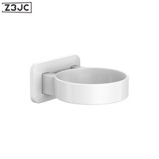 Z3JC 吹風機架免打孔浴室衛生間風筒置物收納架壁掛風筒架ABS材質, 1個, 白色:如圖