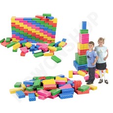 종이벽돌블럭 아기소프트블럭 종이상자쌓기 중 50PCS 소프트블록놀이장난감 종이블럭세트, 1개