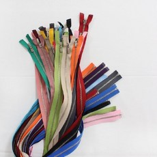 원단마트 의류부자재 지퍼 수선 65cm 3호 쇠지퍼 틱톡 잠바 지퍼 26컬러, 아이보리, 1개