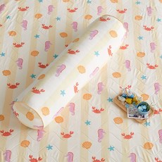 모던하우스 [모던하우스] 3도씨 슈퍼쿨 시원한 원형 바디필로우 80x20 마린프렌즈 레몬 495194