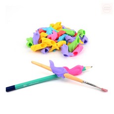 애나허니 교정지원용 돌고래모양 필기보조 펜그립 1개입 튼튼한