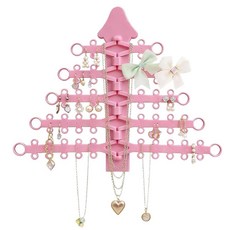 Santiway 5-TIE 타이r Jewelry Organizer Wall Mounted EAR 이어RING 링 반지 AND & NECKLACE 목걸이 네크리스
