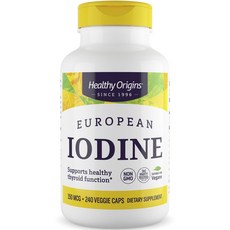 Healthy Origins 歐洲碘 150 微克素食膠囊, 1個, 240 件, 240顆