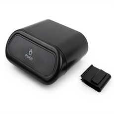 초초맛트 차량용 블랙휴지통 미니쓰레기통