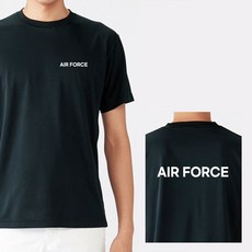 유니폼 라운드 반팔 AIR FORCE 커스텀 화이트 쿨 티셔츠