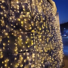 300구 검정선 LED 웜색 지니전구 30m 전원잭포함 줄조명 파티등 크리스마스조명장식