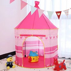 FOOI 어린이 궁전텐트 아이놀이방 플레이하우스 인디언텐트 5시전 당일발송, 02. 핑크