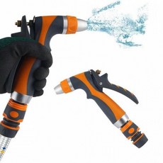 세차 스프레이건 알루미늄 분사기 파워 호스 베란다 lov2+4BYP, 1개