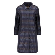 무레르 스트라이프 벨트 트렌치코트