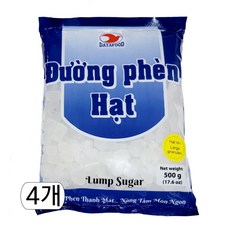 베트남 락슈가 ROCK SUGAR 얼음설탕 DUONG PEN HAT LON 큰입자, 500g, 4개