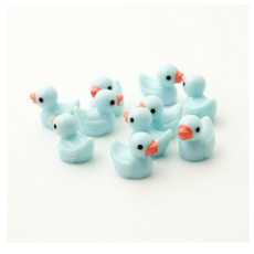 포레스 테라리움 오리 미니 소품 10p, SKY BLUE 1세트