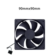 80mm 조용한 컴퓨터 팬 PC 케이스 자동 GPU 쿨러 라디에이터 냉각