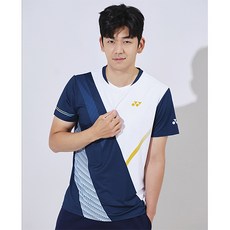 YONEX 男款羽毛球短袖上衣 223TS029M