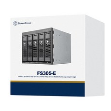 小白的生活工場*SilverStone 銀欣 FS305-E 5.25吋x 3轉3.5吋x5 熱插拔內接硬碟抽取盒