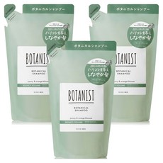 보타니스트 보태니컬 고영양 손상모 향 좋은 샴푸 리필 바운스볼륨 모란향, 3개, 400ml