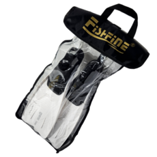 FISHFINE 숏핀 오리발 가방 스노클링, 투명