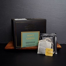 티헤븐 민트 그린티 모슬린티백, 1개, 30개입, 60g