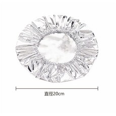 鋁箔保溫罩 飯菜保溫套 20入【芙詩雅烘焙坊】 保溫罩 菜罩 飯菜保溫罩 餐桌罩 鋁箔保護套 鋁箔膜套 保鮮罩 鋁箔菜罩, 1套