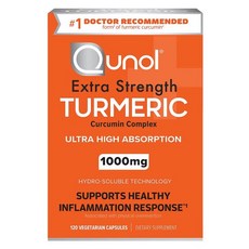 Qunol 特強薑黃素複合物 1000毫克 素食膠囊, 1個, 120錠