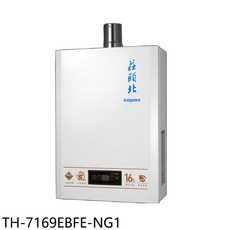 莊頭北 TH-7169EBFE-NG1 16公升 數位恆溫 DC強制排氣熱水器 (天然氣)