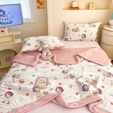 어린이 여름 이불 귀여운 캐릭터 시원한 아동 침대이불 가볍고 편안한 침구, 스노우 화이트