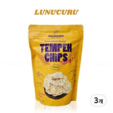 마마메 템페 칩스 비건 콩스낵 치즈, 3개, 50g