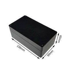 블랙 박스 야외 방수 케이스 플라스틱 상자 전자 프로젝트 악기 정션 하우징, 09 158-90-60