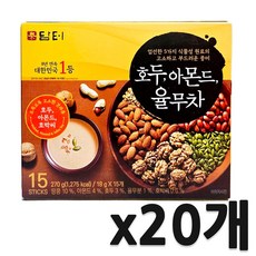 호두아몬드율무차 담터 15T 20입, 18g, 15개입, 20개
