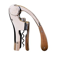 L'Atelier du Vin Oeno Motion 圓輪原木開瓶器 - 法國頂級品酒品牌，葡萄酒快速開瓶器, 銀色, 1個