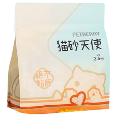 毛樂子寵物 PETBERRY 貓砂天使 木薯砂 玉米砂 仿礦砂 珍珠砂 豆腐砂 不黏底 無粉塵, 1個