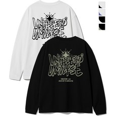 UNTAPPED STUDIO 픽셀 아트웍 오버핏 긴팔 티셔츠 8Color 275888