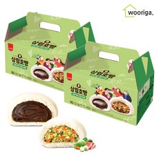 삼립 단팥호빵10개입+야채호빵10개입, 1세트, 90g