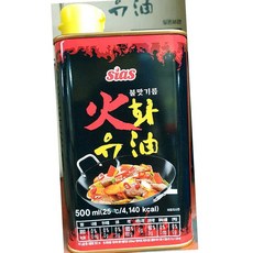 대량 업소용 불향 기름 500gX6 화유 불맛 오일 불, 6개