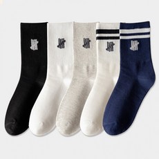 준캡 남자 성인 학생 네줄엑스 중목양말 두꺼운 도톰한 기모 융털양말 겨울 장목양말