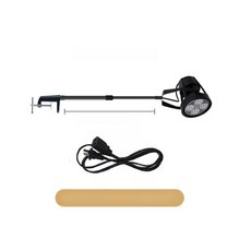 스팟조명 트러스 무대조명 마운트 기본 고정봉 호구 백광 관람 높이조절 필요 조명 장비, 1개, 45W 25-50cm 높이조절