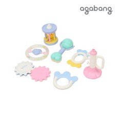 6층 아가방 통딸랑이세트7PCS 1O08310204, 1세트, 멀티