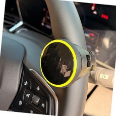 자동차 핸들 회전 보조 그립 원형 조향 손잡이 운전 편의 도구 한손 조작 간편, 그린