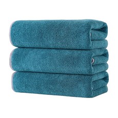 아호메오네 초극세사 세차 타월 이중 본딩 드라잉타월, 녹색30*60CM, 3개