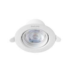 필립스 3인치 SL264다운라이트 LED 5W 타공 70 고급형, 주백색, 1개