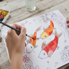 신라Pick 시니어 어린이 컬러링북 치매색칠공부