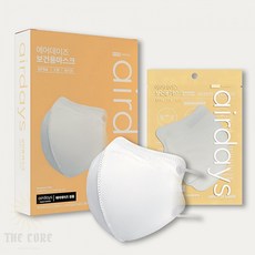 에어데이즈 마스크 KF94 화이트 새부리형 소형 보건용 30개입