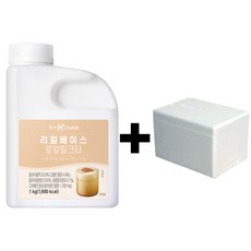 흥국 리얼베이스 로얄 밀크티 1kg (아이스박스 배송), 2개, 1L, 아이스박스 배송