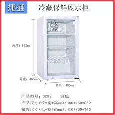 미니 냉동 쇼케이스 얼음고 가정용 SD21 케이크 소용량 블랙, U01KT6F41KPPEPYV16SDGTCMTF-014, N. SC98 흰색