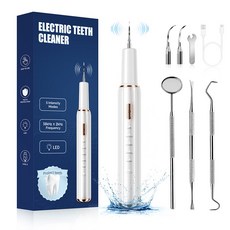 스마트 LED 초음파 치석제거기 셀프 스케일링 가정용 휴대용, 부속품, 1개