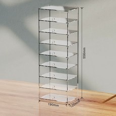 수납함 마우스 게이밍마우스 마우스수납함 4단 마우스진열, G. 8 층 투명한 도어