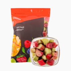솜 루바브 IQF 냉동 아이스박스+드라이아이스포함, 1개, 1kg
